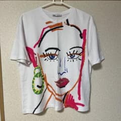 ZARA フェイスプリント Tシャツのサムネイル