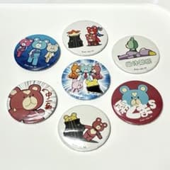 푸른 강철 아르페지오 안개 곰 s 캔 배지 7 점 세트