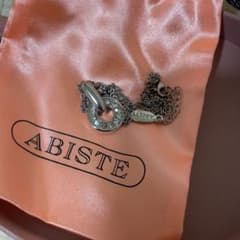 ABISTE ネックレス サークルモチーフ ラインストーンのサムネイル