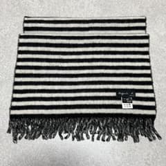 agnes b. PARIS ボーダー マフラー フリンジ付きのサムネイル