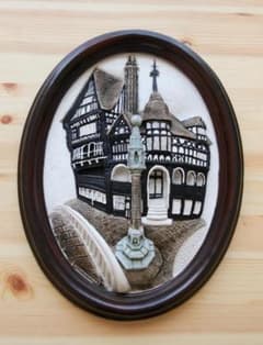 ヴィンテージ壁掛けアート The Rows at Chester