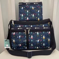 LeSportsac ミッフィー 花柄 ショルダーバッグ ポーチセットのサムネイル