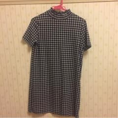 【sue様専用】ハイネックワンピース♡ギンガムチェックのサムネイル