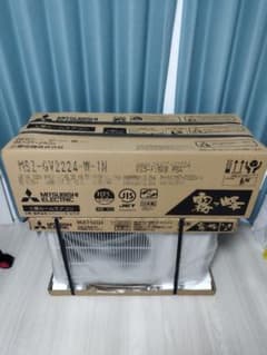 【美品】三菱電機 ルームエアコン MSZ-GV2224-W-IN 本体のサムネイル