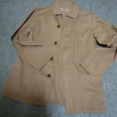 ベージュ コットン カバーオール メンズ Mサイズ 日本製