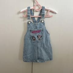 ZARA デニムオーバーオール 86cm 12-18ヶ月 ミッキーのサムネイル