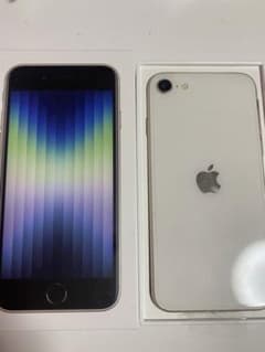 Apple iPhone SE 第3世代 64GB スターライト MMYD3J…のサムネイル