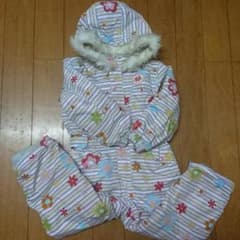 花柄ウェアーつなぎ女の子のサムネイル