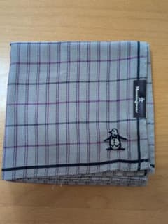 Munsingwear ハンカチ チェック柄 グレーのサムネイル
