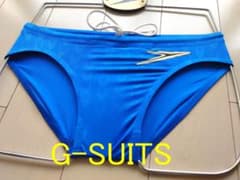 G-SUITS 熱圧着ウロコ撥低抵抗aquablade-Ⅱビビットブルー 競パン G-SUITS 熱圧着ウロコ撥低抵抗aquablade-Ⅱビビットブルー 競パン