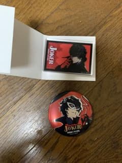 ペルソナ5 ザ・ロイヤル ジョーカー 缶バッジ アクリルブロック - メルカリ
