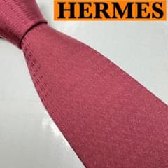 HERMES エルメス ネクタイ ファソネ H柄 H織 人気 ワインレッド - メルカリ