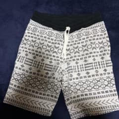 MITEX ショートパンツ オルテガ柄 黒白 Mサイズのサムネイル
