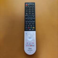 SHARP AQUOS テレビ用リモコンGB306SA 裏蓋なしのサムネイル