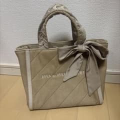 JILL by JILLSTUART ハンドバッグ ベージュ リボンのサムネイル