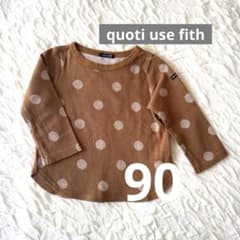 quoti use fith ドット柄 長袖Tシャツのサムネイル
