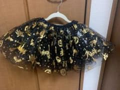 ハロウィン　ゴールドチュチュ　スカート　キッズ　120のサムネイル