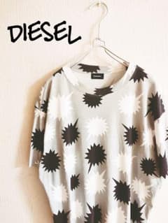 D221138 DIESEL デザイン半袖カットソー - メルカリ