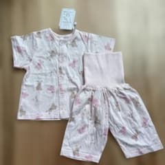 腹巻付きパジャマ 70cm うさぎ柄のサムネイル