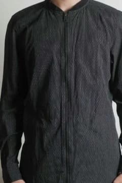 DIESEL ストライプ柄ジップアップシャツ 薄手 RW82 SlimFitのサムネイル
