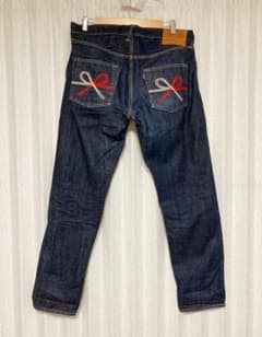 W38☆[EVISU] No.2 Lot:2001T 水引 刺繍 デニムパンツ W38☆[EVISU] No.2 Lot:2001T 水引 刺繍 デニムパンツ - メルカリ
