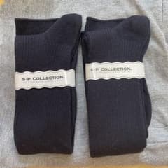 紺　ハイソックス　2足セットのサムネイル