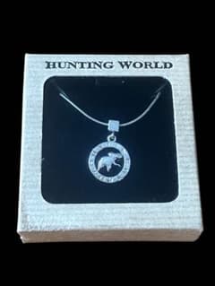 新品未使用】HUNTINGWORLDハンティングワールドシルバーロゴネックレス 