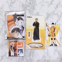 新品 ハイキュー アクリルスタンド 缶バッジ 特製ホルダー 影山 飛雄