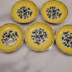 新品　Herend　花柄陶磁器皿5枚セット 新品 たち吉 黄地染花 皿 5枚セット 花柄 陶磁器 - メルカリ
