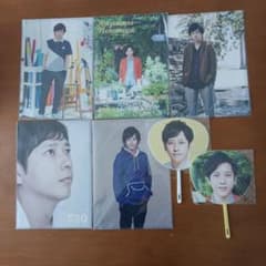 嵐 二宮和也 クリアファイル5枚&ミニうちわ 2枚セット - メルカリ
