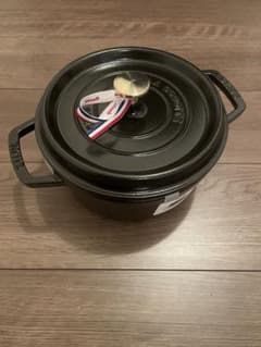staub ストウブ　ピコ　ココット　ラウンド　22㎝　blackのサムネイル