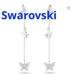 スワロフスキー ピアス idyllia 2way バタフライ 正規品 新品 箱付 