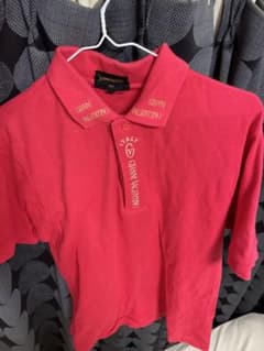 GIANNI VALENTINO 半袖ポロシャツ レッド系 Mのサムネイル