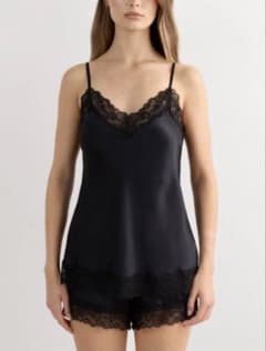 intimissimi シルク キャミ ブラック LTD71S 新品未使用のサムネイル
