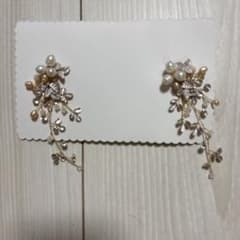 ウェディング ピアスセット ゴールドのサムネイル