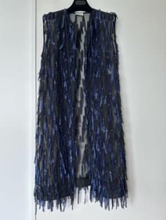 DRIES VAN NOTEN フリンジロングベスト サイズ36 DRIES VAN NOTEN フリンジロングベスト サイズ36 - メルカリ
