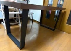 【関東圏限定】インダストリアル ダイニングテーブル 140cm ブラック脚 関東圏限定】インダストリアル ダイニングテーブル 140cm ブラック脚