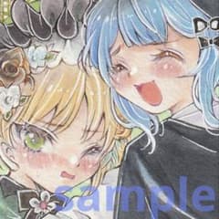 カ*ち様 手描きイラスト　小色紙　シェリー　ハンナ　まのさば二次創作　魔法少女ノのサムネイル