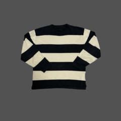 【archive】boarder White Black long shirtのサムネイル