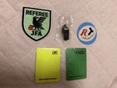 【非売品】リアル・ヴァナ・ディール会員証 全8種セット 正規品・新品】JFA 審判用カード 3枚, ホイッスルとワッペンセット