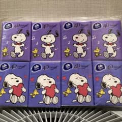 vinda 4D Deluxe 포켓 티슈 스누피