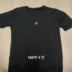 asics アシックス 半袖 Tシャツ 黒 160サイズのサムネイル