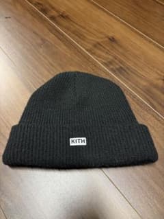 KITH ブラック ニット帽 - メルカリ