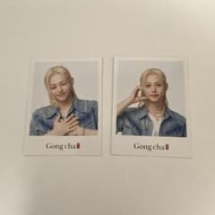 Stray Kids Felix Gong cha トレカ 2種セットのサムネイル