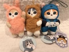 モフサンド　ぬいぐるみ　パジャマにゃん　忍者にゃん　マスコット　サメにゃん