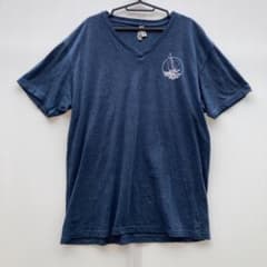 ネクストレベル Vネック Tシャツ ネイビー XL ヨットプリント古着のサムネイル