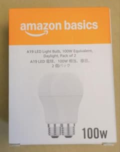 【新品】Amazonベーシック LED電球 100W1箱 60W3箱のサムネイル