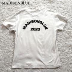 レア✨マディソンブルー バックロゴ Tシャツ カットソー トップス 