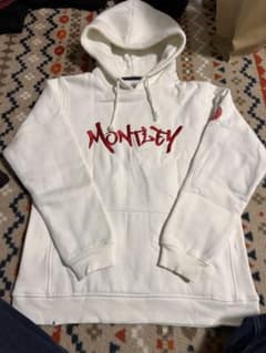 MONTLEY モーレー プルオーバーパーカー ホワイト サイズ2（M〜L相当）のサムネイル