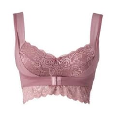 【新品】Angellir ふんわりルームブラ アンティークピンク +L〜LLのサムネイル